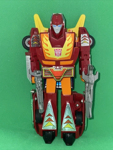 Transformers G1 Autobot Cars Hot Rod Vintage Figure Original Hasbro 1986 Loose Cover