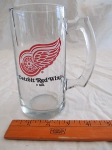 Detroit Red Wings Beer Glass Mug. NHL Hockey. #4. - Picture 1 of 12