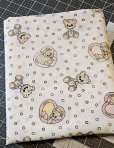 De colección Precious Moments 1998 Spectrix Hearts Bears tela novedosa por media yarda - Imagen 1 de 5