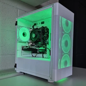 Gaming PC Intel i7 GTX 1050Ti 16GB RAM 500GB SSD WiFi Bluetooth Windows 11 - Picture 1 of 24