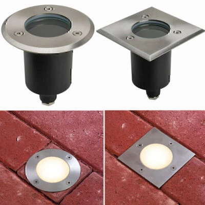 Bodeneinbaustrahler LED Spot GU10 Außenleuchte Bodenstrahler Einbaustrahler DHL - Bild 1 von 4