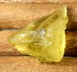 Natürlicher Zitronentopas 69,25 ct Edelstein Mineral Probe grob zertifiziert E12409 - Bild 1 von 7
