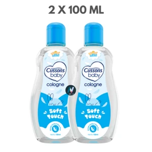 Cussons Baby Köln Soft Touch Rizinusöl Blumenmuster lang anhaltender Duft 2X100ml - Bild 1 von 23