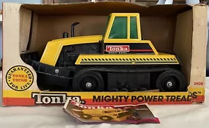 TONKA MIGHTY POWER ROADS # 3908 1990 NUEVO CON CAJA ACERO Y PLÁSTICO - Imagen 1 de 8