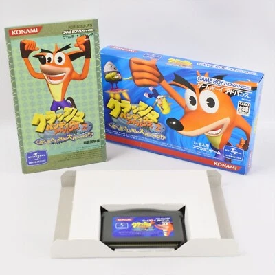 CRASH BANDICOOT 2 Kurukuru Gameboy Advance Nintendo 2138 gba - Image 1 of 4