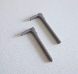 PLAYMOBIL (1204) OUTILS - Lot de 2 Pioches Simples Grises - Imagen 1 de 1