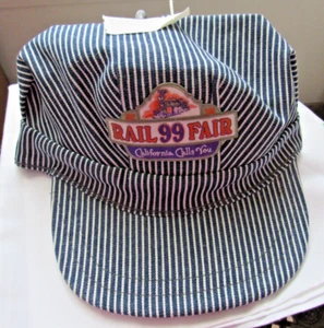 Riel de gorra/sombrero de colección 99 Fair California te llama etiqueta de ingeniero 03/99 - Imagen 1 de 7