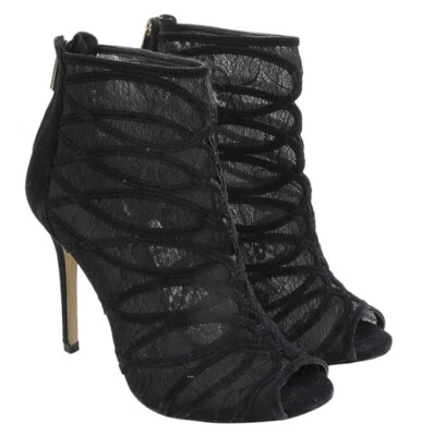 Tacones Peep Tor Karen Millen de tul enjaulado talla Eu36 US6 Foto 1 de 4