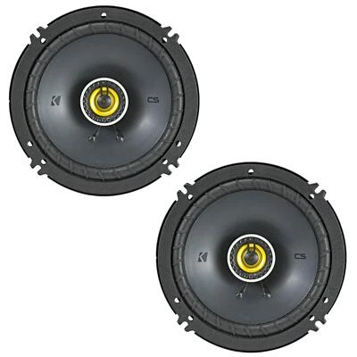 Kicker 46CSC654 CS Series 6.5" 16cm 2 Way Car Door Coaxial Speakers 90w RMS - Image 1 of 4
