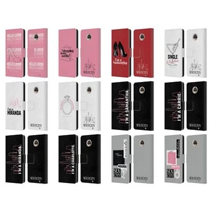 SEX AND THE CITY: TV SERIES CHARACTERS LEATHER BOOK CASE FOR MOTOROLA PHONES - Picture 1 of 18