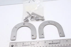 Nos Marine Horseshoe Shaped Backing Plate Set 6431-1076 - Picture 1 of 1