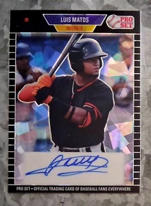 #PA-LM2 Luis Matos 2021 Leaf Pro Set Cristal Negro - Gigantes de San Francisco - Imagen 1 de 2