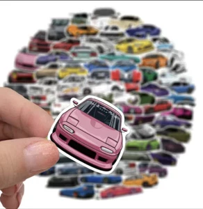 50x Vinyl Sticker bomb pack JDM drifting racing classic cars - Picture 1 of 3