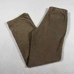 Armani Collezioni  Corduroy Pants Men 34x34 (Fits 33x34) Light Brown Trousers - Picture 1 of 14