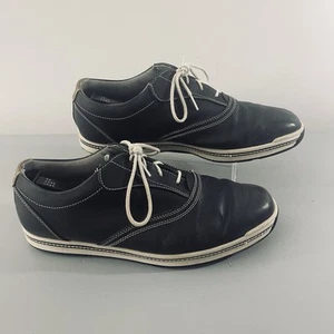 FootJoy Contour Series Golf Shoes Men’s 11.5W Black Spikeless Sneakers 54263 - Picture 1 of 13