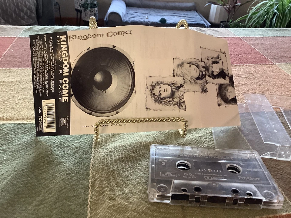 In Your Face by Kingdom Come Used Cassette 1989 Polydor Hard Rock Free USA Ship - Image 1 of 1