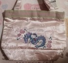 Vintage Sanrio 2004 Hello Kitty Dragon Pink Small Purse Tote Hand Bag
