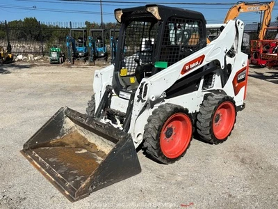 2022 Bobcat S590 Skid Steer Wheel Loader Aux Hyd Diesel Bucket Tractor bidadoo - Image 1 of 4