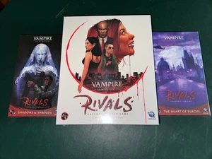 VAMPIRE The MASQUERADE: RIVALS Card Game Lot HEARTS EUROPE & Shadows Shrouds NEW - Picture 1 of 24