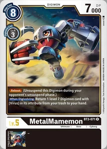 MetalMamemon BT3-071 R Release Special Booster Digimon TCG - Foto 1 di 2