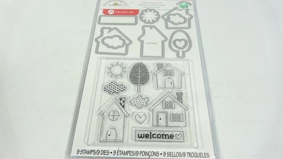 2013 Doodlebug 设计邮票和模具套装欢迎回家 659102 — 第 1/4 张图片