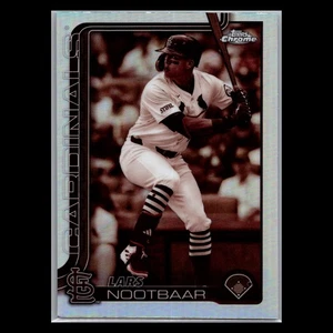 2025 Topps Chrome - #108 Lars Nootbaar Sepia Refractor - St Louis Cardinals - Picture 1 of 2