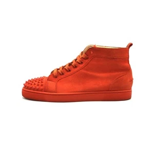 Christian Louboutin Louis High Spikes | Orange | UK 8.5 / EU 42.5 | AUTHENTIC ✅ - Picture 1 of 8