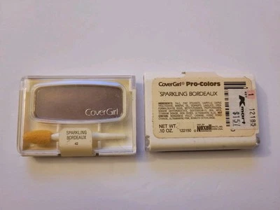 🔥🔥Vintage CoverGirl Pro-Colors Eye Shadow .10oz NOS Sparkling Bordeaux RARE - Image 1 of 2