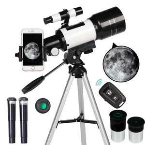 Telescope for Adults & Kids, 70mm Aperture Refractor (15X-150X) Portable Trav... - Picture 1 of 6