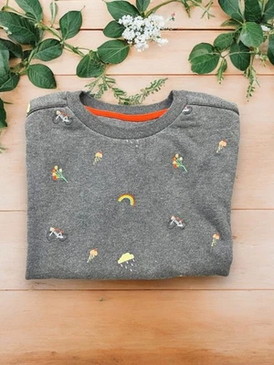 🍦🌈✨ #198 Boden Rainbow & Ice-cream Print Jumper 11-12yrs 🌈🍦 - Image 1 of 2