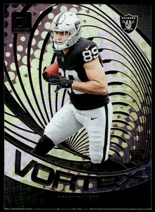 Tarjeta de fútbol americano Brock Bowers 2024 Donruss #VOR-BBO Vortex Las Vegas Raiders - Imagen 1 de 2