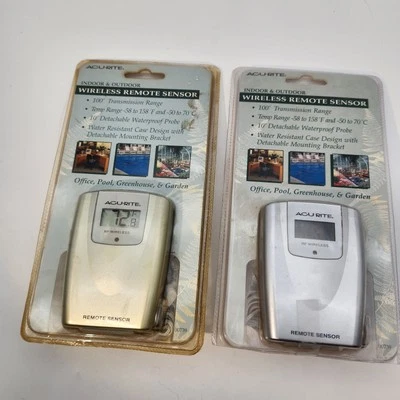 AcuRite Wireless Indoor Outdoor Wireless Remote Thermometer 1 Sealed 1 Open Pkg - Image 1 of 4