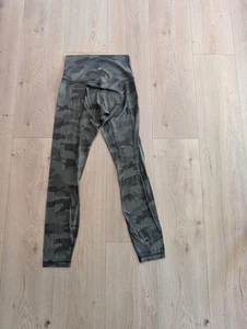 Lululemon Align Pant II 25" Heritage 365 Camo Green Twill Multi Size 4 W5BVMS - Picture 1 of 9