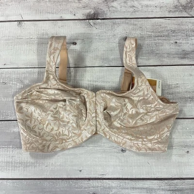 Sujetador de mastectomía Amoena para mujer 36DD desnudo cierre delantero trasero #2145 inalámbrico NUEVO Foto 1 de 4