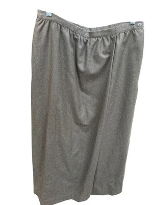 Vintage JG Hook Women’s Wool Pencil Skirt Midi Size 16 Business Corporate Office Foto 1 de 3