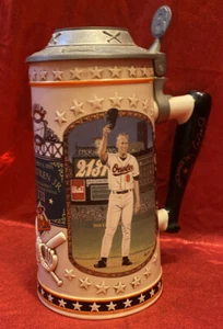 Cal Ripken Jr A League Of His Own Beer Stein Longton Crown Ltd Edition # I 4138 - Picture 1 of 7
