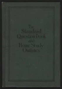 Standard Question Book and Home Study Outlines 1914 Antique School Book - Picture 1 of 1