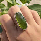 Designer Peridot Ring 925 Sterling silver Handmade Ring Gift for Her