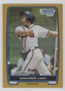2012 Bowman Draft Chrome Draft Picks Gold Refractors /50 Connor Lien #BDPP82