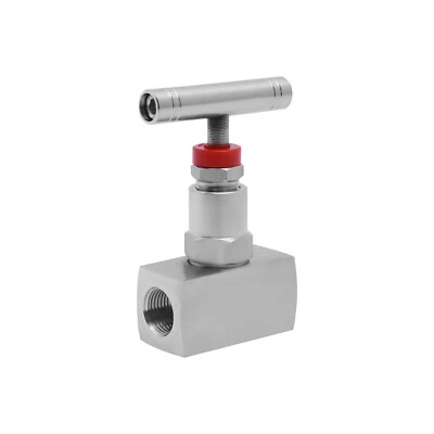Прямой игольчатый клапан 3/8 дюйма из нержавеющей стали клапан управления потоком жидкости 6000 фунтов на квадратный дюйм - Изображение 1 из 4