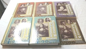 Renaissance & Reformation Almanac, Biographies, Primary Sources 5 Volume Set - Imagen 1 de 5