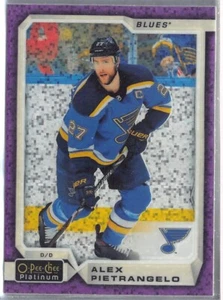2018-19 O-Pee-Chee Platinum Violet Pixels #51 Alex Pietrangelo - Picture 1 of 2