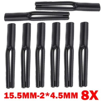 8x 15.5mm*4.5mm For Hifi Speaker Cable Pants Y Splitter Wire Pant Boots DIY NEW - Image 1 of 4