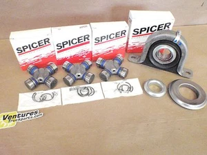 CARRIER SUPORT BEARING AND GREASABLE U JOINT KIT DODGE RAM 2500 REAR DRIVESHAFT - Picture 1 of 6