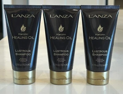 Lanza Keratin Healing Oil Lustrous Shampoo (3) 5.1 oz/150mL Total - Image 1 of 4