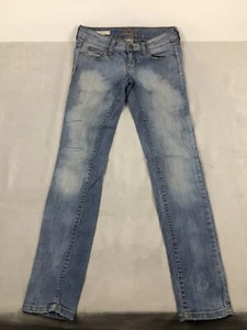 DECREE JUNIOREN GRÖSSE 1 SUPER SKINNY BLAU DISTRESSED JEANS - Bild 1 von 8