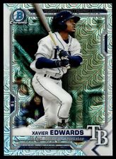 2021 Bowman Chrome Mojo Refractor Xavier Edwards #BCP-101 Tampa Bay Rays