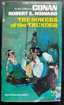The Sowers of the Thunder by Robert E. Howard 1975 Zebra 1st Printing Paperback  - Image 1 of 4