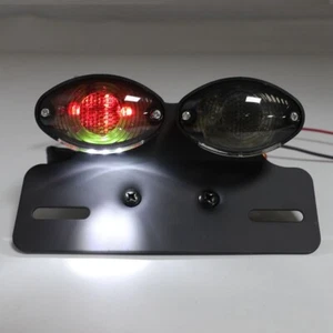 Rear Brake Tail Turn Signals Light Aluminum Black Motorcycle Fits For Kawasaki - Picture 1 of 13