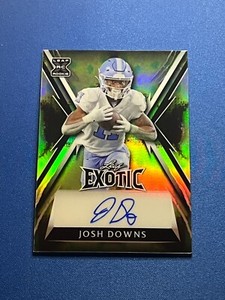 2023 Leaf Exotic Football PRISMATIC Chameleon Version Auto Josh Downs #5/8!!